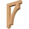 Ekena Millwork Westlake Arts & Crafts Smooth Bracket, Western Red Cedar, 5 1/2"W x 34"D x 46"H BKT06X34X46WTL03SWR - alternate 1